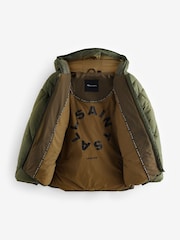 smALLSAINTS Khaki/Green Pegasis Quilted Boys Jacket - Image 7 of 11