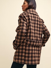 Nobodys Child Relaxed Plea Black Coat - Image 2 of 4