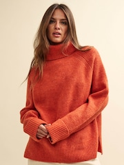 Nobodys Child Long Line Roll Neck Jumper - Image 1 of 4