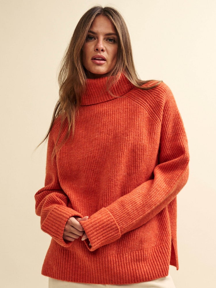 Nobodys Child Long Line Roll Neck Jumper - Image 1 of 4