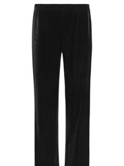 M&Co Black Velvet Wide Leg Trousers - Image 4 of 4