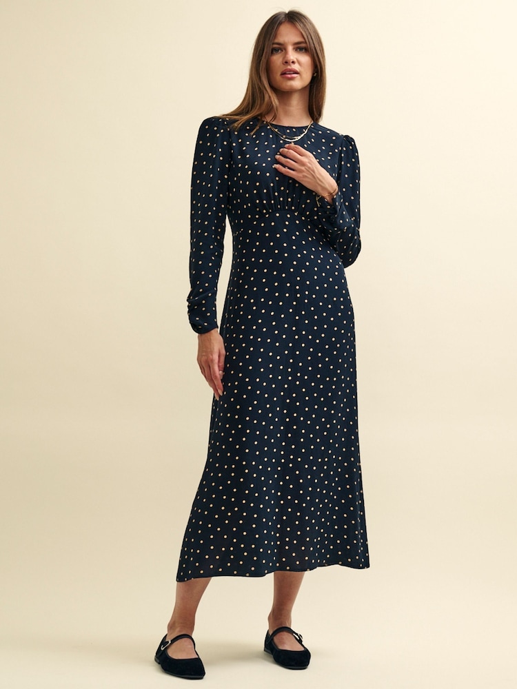 Nobodys Child Sienna Midi Black Dress - Image 1 of 4