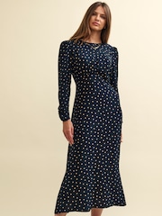 Nobodys Child Sienna Midi Black Dress - Image 3 of 4