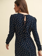 Nobodys Child Sienna Midi Black Dress - Image 4 of 4