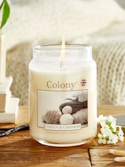 Wax Lyrical Colony Large Jar Vanilla and Cashmere Candle - Image 1 of 1