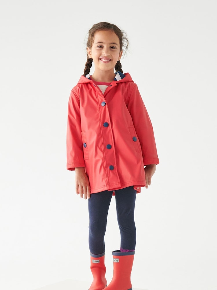 Rot - Hatley Splash Wasserdichte Jacke - Bild 1 von 6 Rot - Hatley Splash Wasserdichte Jacke - Bild 1 von 6