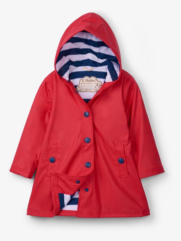 Rot - Hatley Splash Wasserdichte Jacke - Bild 2 von 6 Rot - Hatley Splash Wasserdichte Jacke - Bild 2 von 6