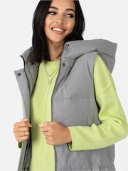 Lovedrobe Longline Gilet with Hood - Image 5 of 5