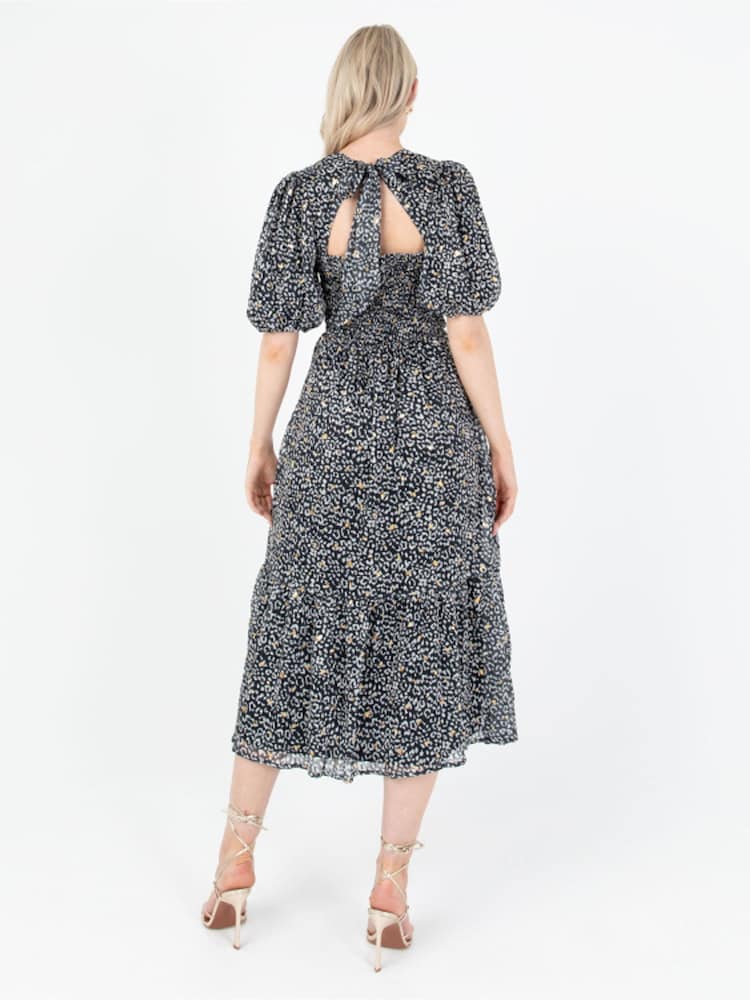 Lovedrobe Animal Print Wrap Front Midaxi Dress - Image 2 of 5