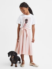 Reiss White Yoshy 13-14 yrs Cotton Print T-Shirt - Image 1 of 6