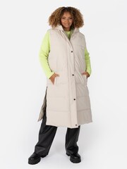 Lovedrobe Longline Gilet with Hood - Image 1 of 5