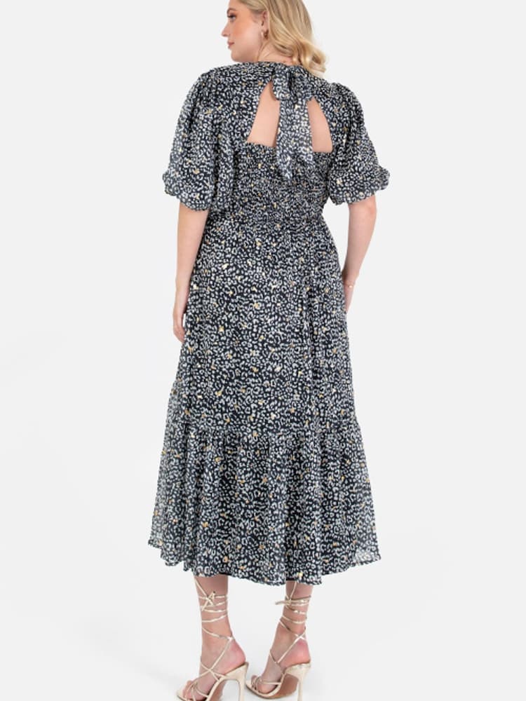 Lovedrobe Animal Print Wrap Front Midaxi Dress - Image 2 of 6