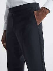 Oscar Jacobson Slim Fit Wool Blend Trousers - Imagen 4 de 6