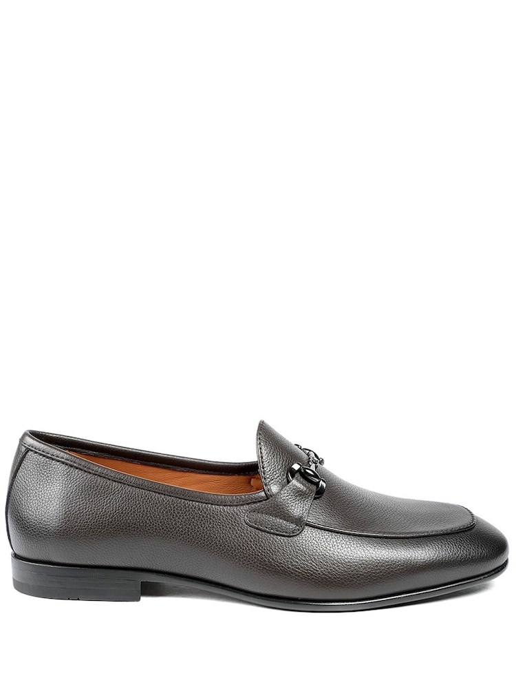 Jones Bootmaker Brown Leather Remus Leather Slip On Loafers - Image 1 of 5 Jones Bootmaker Brown Leather Remus Leather Slip On Loafers - Image 1 of 5