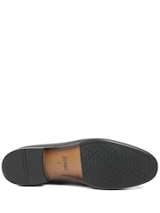 Jones Bootmaker Brown Leather Remus Leather Slip On Loafers - Image 5 of 5