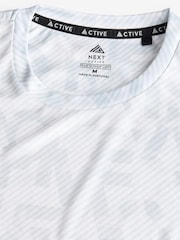 Grey/Ecru Active Printed Training T-Shirt - Image 8 of 8