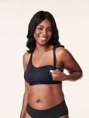 Bravado Black Tranquil Maternity & Nursing Low Impact Sports Bra - Image 1 of 5