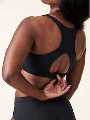 Bravado Black Tranquil Maternity & Nursing Low Impact Sports Bra - Image 2 of 5