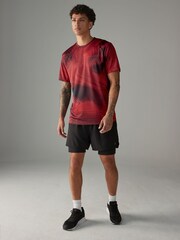Red Active Printed Training T-Shirt - Image 2 of 9