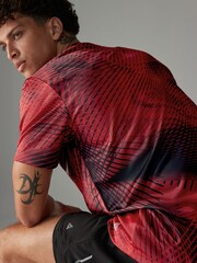 Red Active Printed Training T-Shirt - Image 5 of 9
