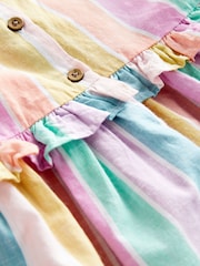 Rainbow Stripe Peplum Dress (3mths-8yrs) - Image 6 of 6
