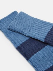 Joules Men's Gibson Blue/Navy Cosy Striped Socks - Image 3 of 3