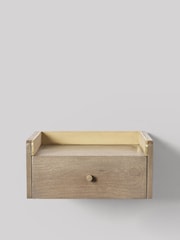 Swoon Grey Fresco Mango Wood 1 Drawer Bedside Table - Image 1 of 4
