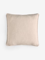 Red 50cm x 50cm Embroidered Bird Cushion - Image 2 of 2