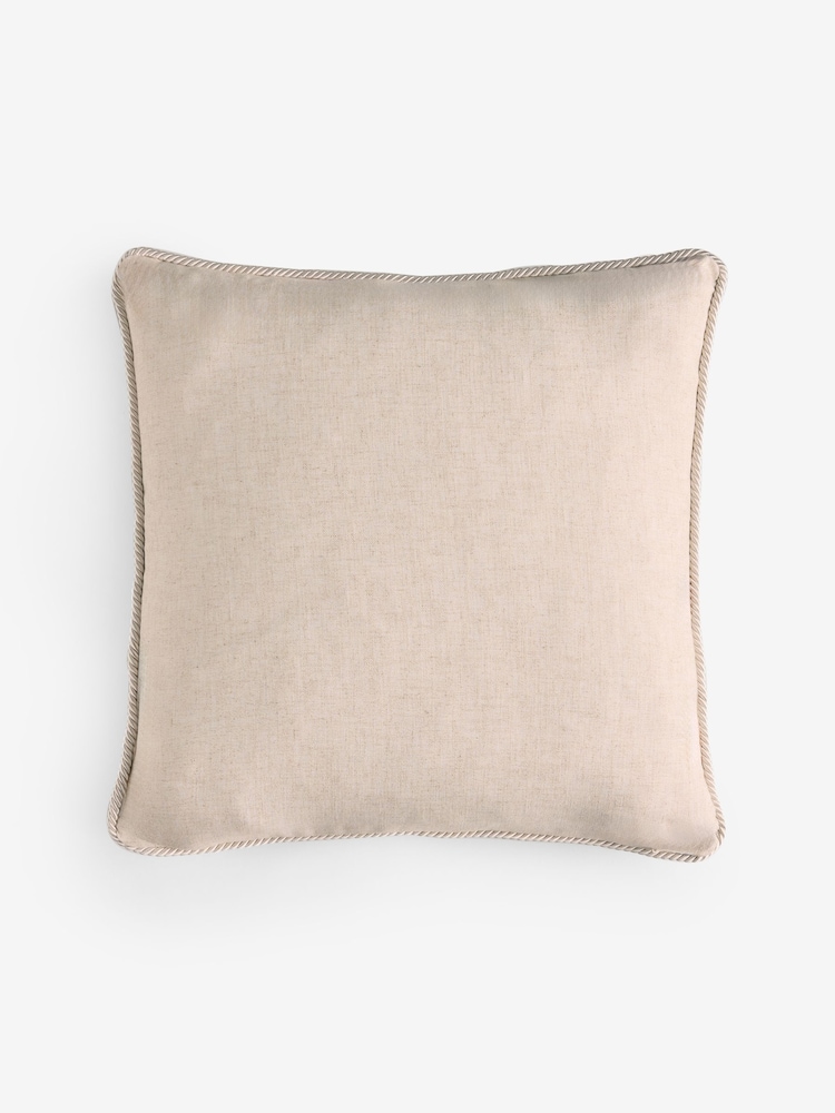 Red 50cm x 50cm Embroidered Bird Cushion - Image 3 of 3 Red 50cm x 50cm Embroidered Bird Cushion - Image 3 of 3