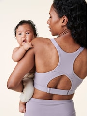 Bravado Grey Tranquil Maternity & Nursing Low Impact Sports Bra - Image 2 of 3