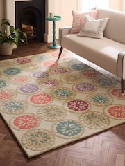 Nina Campbell Pink Pomello Wool Rug - Image 1 of 5