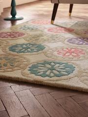 Nina Campbell Pink Pomello Wool Rug - Image 3 of 5