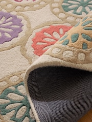 Nina Campbell Pink Pomello Wool Rug - Image 4 of 5