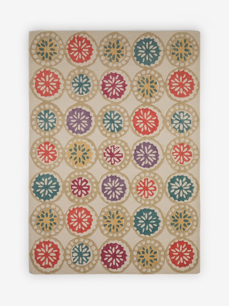 Nina Campbell Pink Pomello Wool Rug - Image 5 of 5