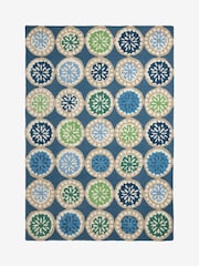 Nina Campbell Blue Pomello Wool Rug - Image 5 of 5