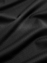 Black Active Textured Golf Polo Shirt - Image 8 of 8