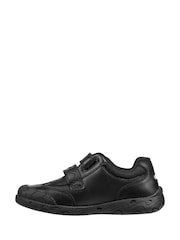 Toezone Black Ricky Rubber Dinosaur Rip Tape School Shoes - Image 3 of 6