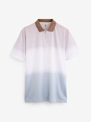 Multi Print Golf Polo Shirt - Image 5 of 7