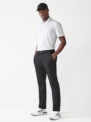 White Active Print Golf Polo Shirt - Image 2 of 8