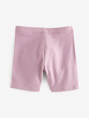 Purple/ Lime Green/ Charcoal Cycle Shorts 3 Pack (3-16yrs) - Image 2 of 5