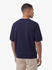 Luke 1977 Blue Ford Navy Knitted T-Shirt - Image 2 of 6