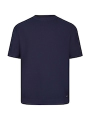 Luke 1977 Blue Ford Navy Knitted T-Shirt - Image 4 of 6