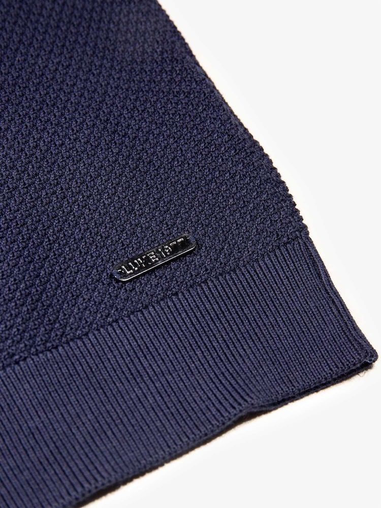 Luke 1977 Blue Ford Navy Knitted T-Shirt - Image 6 of 6 Luke 1977 Blue Ford Navy Knitted T-Shirt - Image 6 of 6