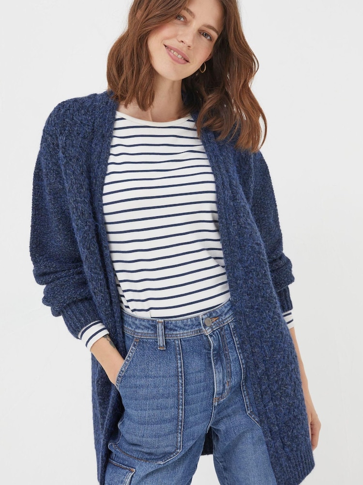 FatFace Blue Ezzie Cardigan - Image 1 of 4