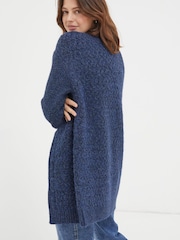 FatFace Blue Ezzie Cardigan - Image 2 of 4