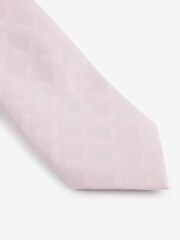Pink Diamond Jacquard Tie - Image 2 of 3