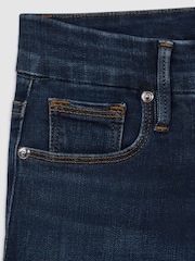 Good American Blue Good American Slim Fit Cropped Jeans - Image 7 of 7