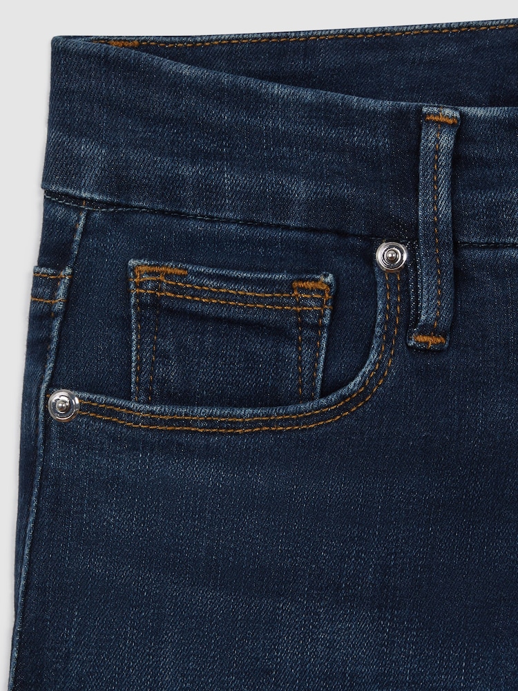 Good American Blue Good American Slim Fit Cropped Jeans - Image 7 of 7