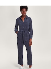 Monsoon Blue Marissa Cord Jumpsuit - Image 1 of 5