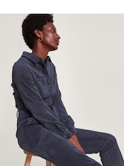 Monsoon Blue Marissa Cord Jumpsuit - Image 3 of 5